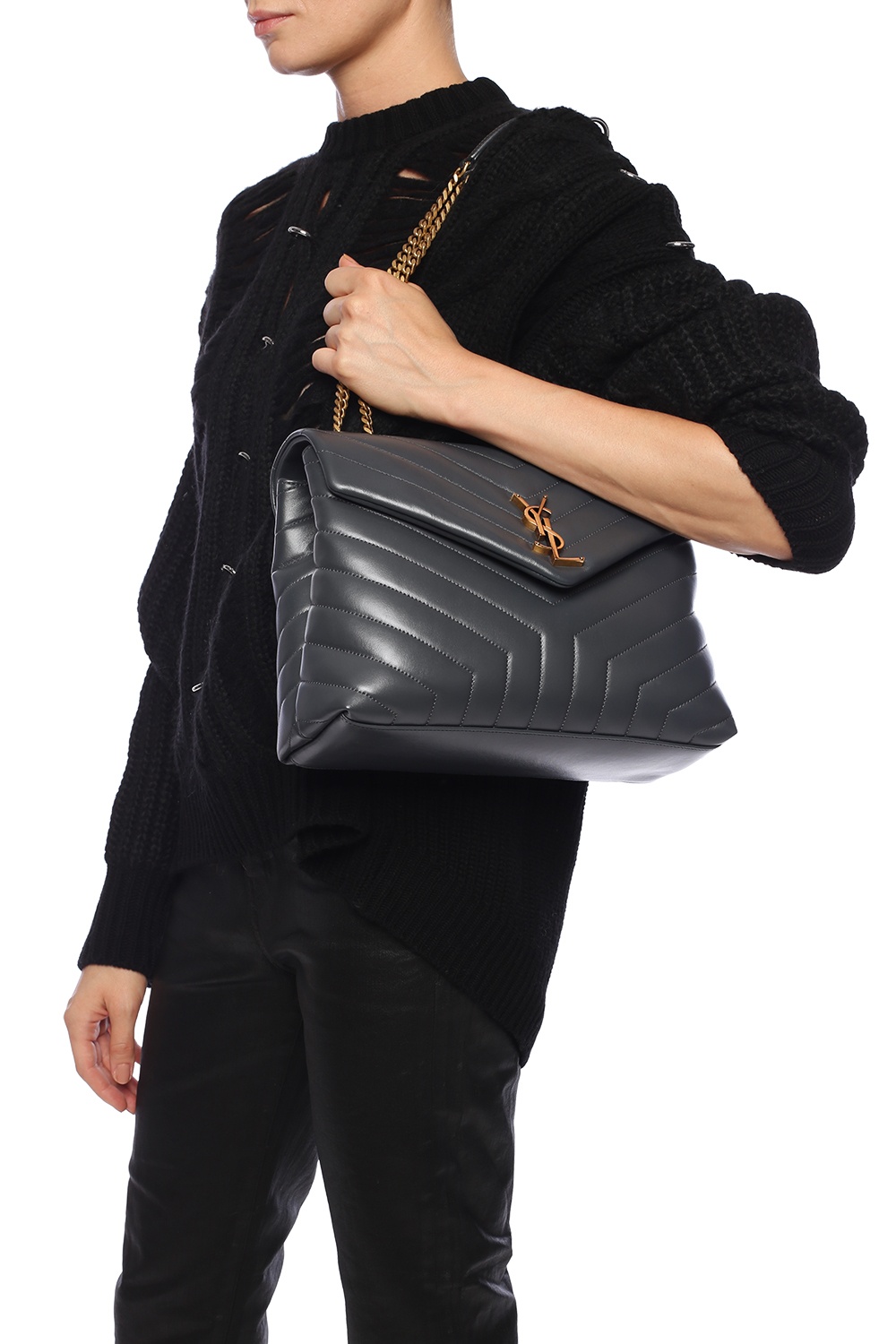 Saint Laurent ‘Loulou’ quilted shoulder bag