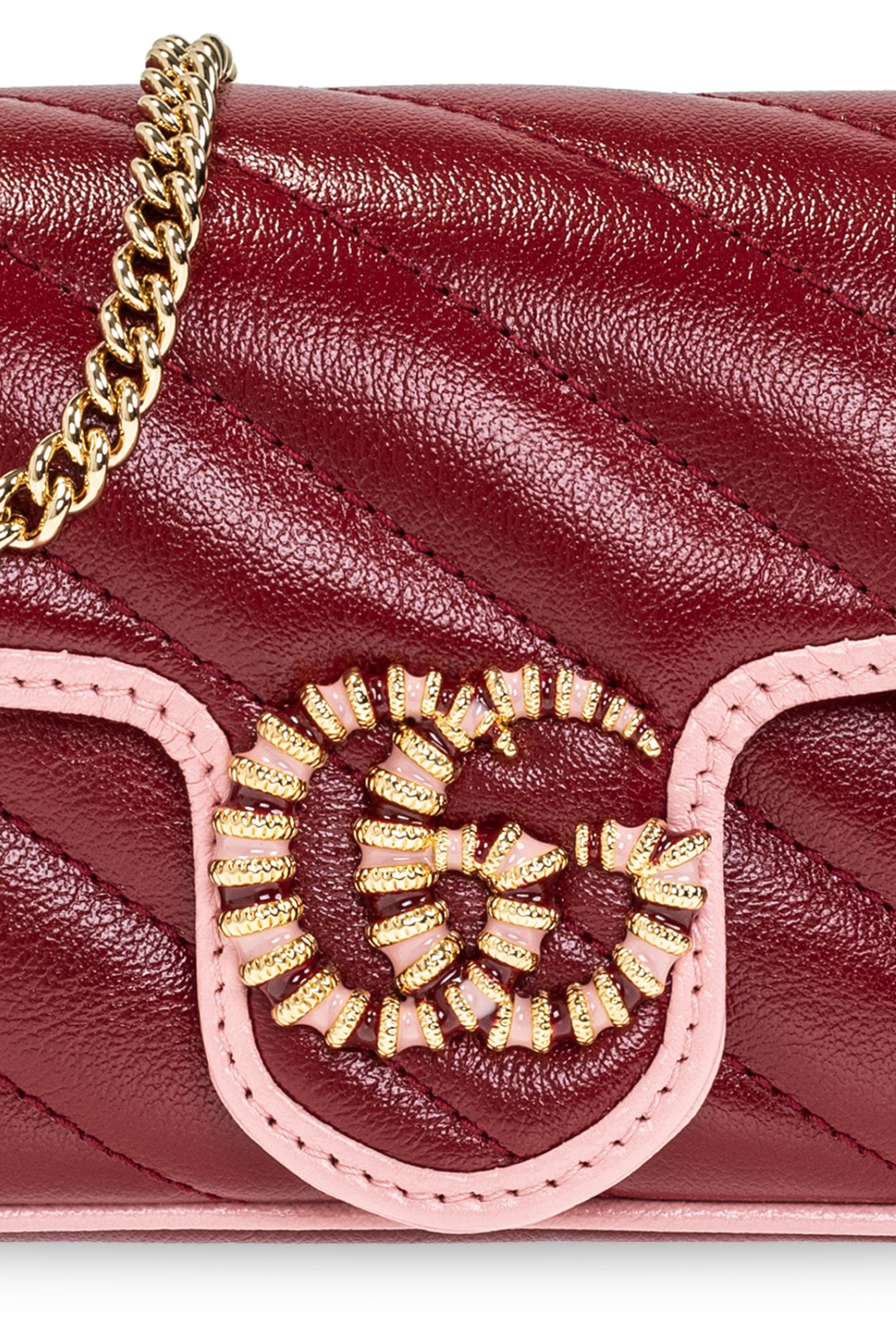 GG Marmont Super Mini Shoulder Bag in Pink - Gucci