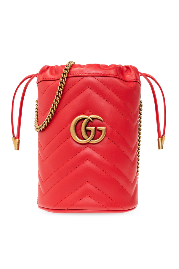 Gucci ‘GG Marmont Mini’ bucket shoulder bag