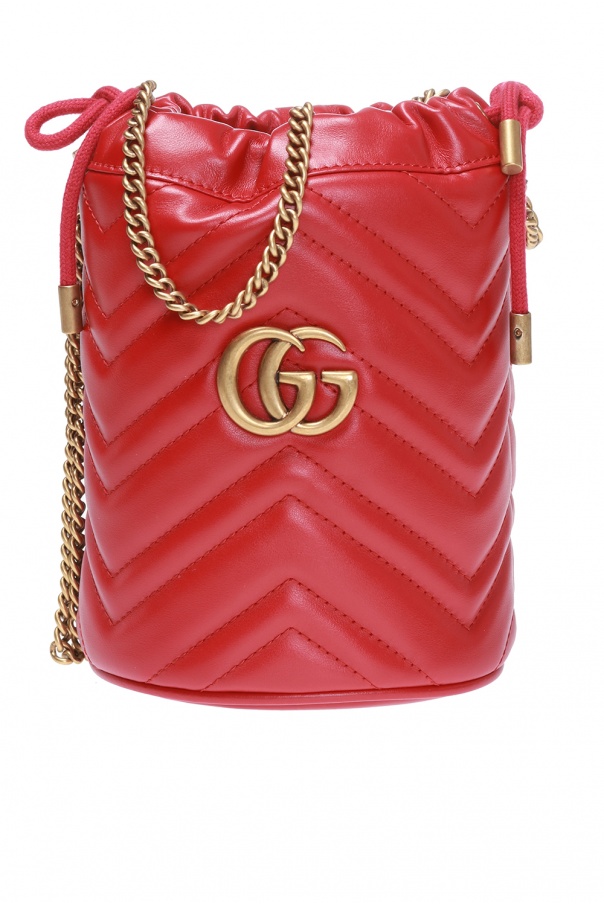 Red 'GG Marmont' quilted shoulder bag Gucci - Vitkac Canada