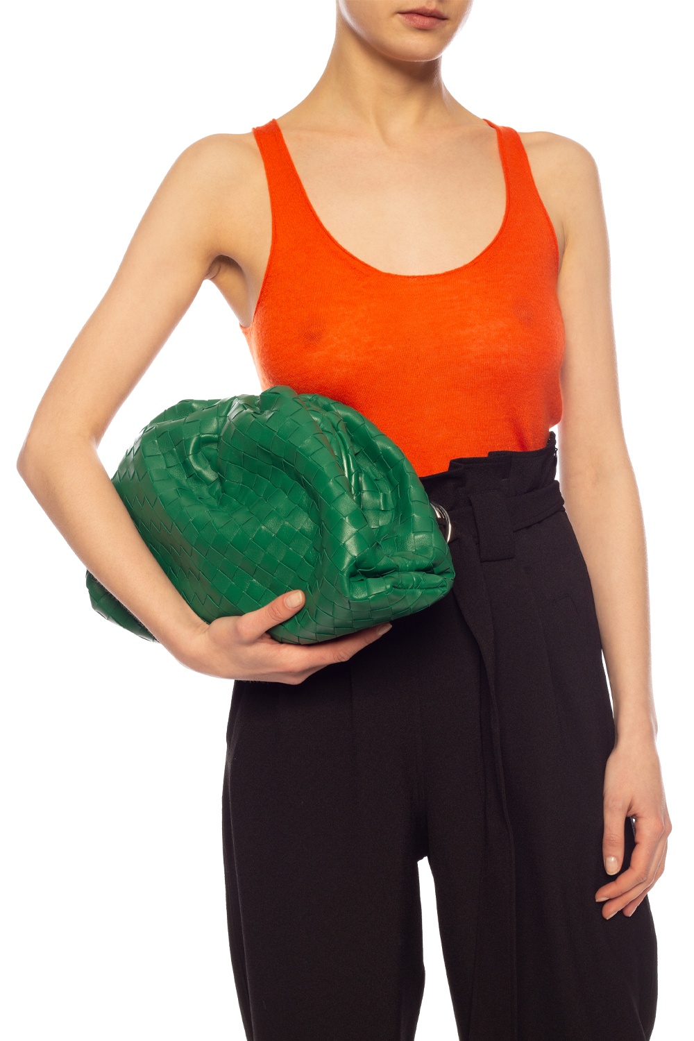 bottega square-frame Veneta ‘The Pouch’ hand bag