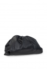 Bottega Veneta BLACK 'Pouch' leather clutch
