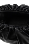Bottega Veneta BLACK 'Pouch' leather clutch