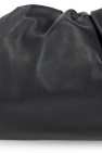 Bottega Veneta BLACK 'Pouch' leather clutch