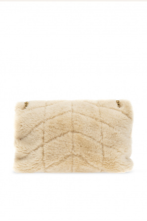 Saint Laurent ‘Puffer Medium’ fur shoulder bag