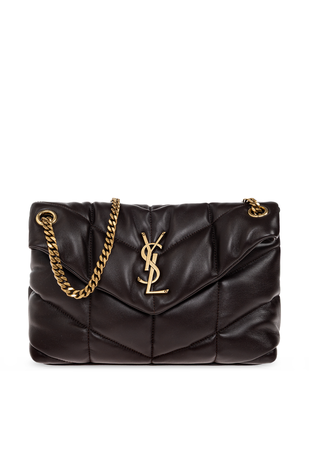 Saint Laurent Leder-Schultertasche „Puffer S“