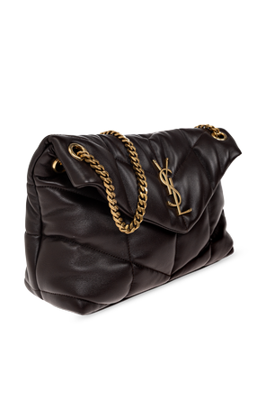 Saint Laurent Leder-Schultertasche „Puffer S“