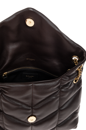 Saint Laurent Leder-Schultertasche „Puffer S“