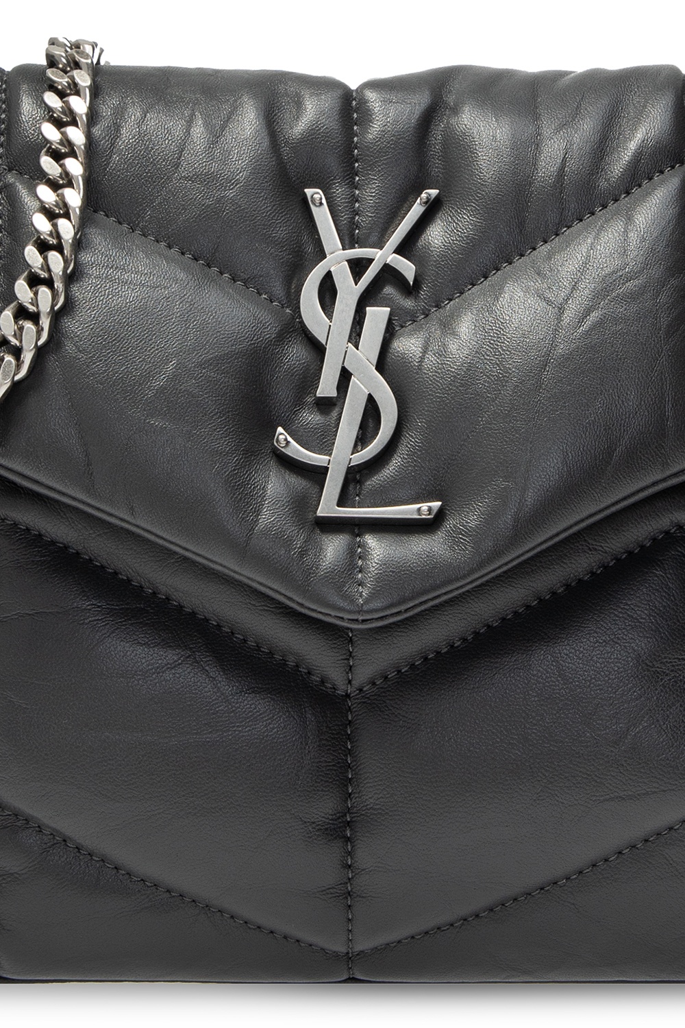 Saint Laurent Quilted Wool Loulou Puffer Shoulder Bag (SHF-19271) – LuxeDH