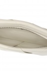 Bottega Veneta WHITE 'Intrecciato' weave clutch