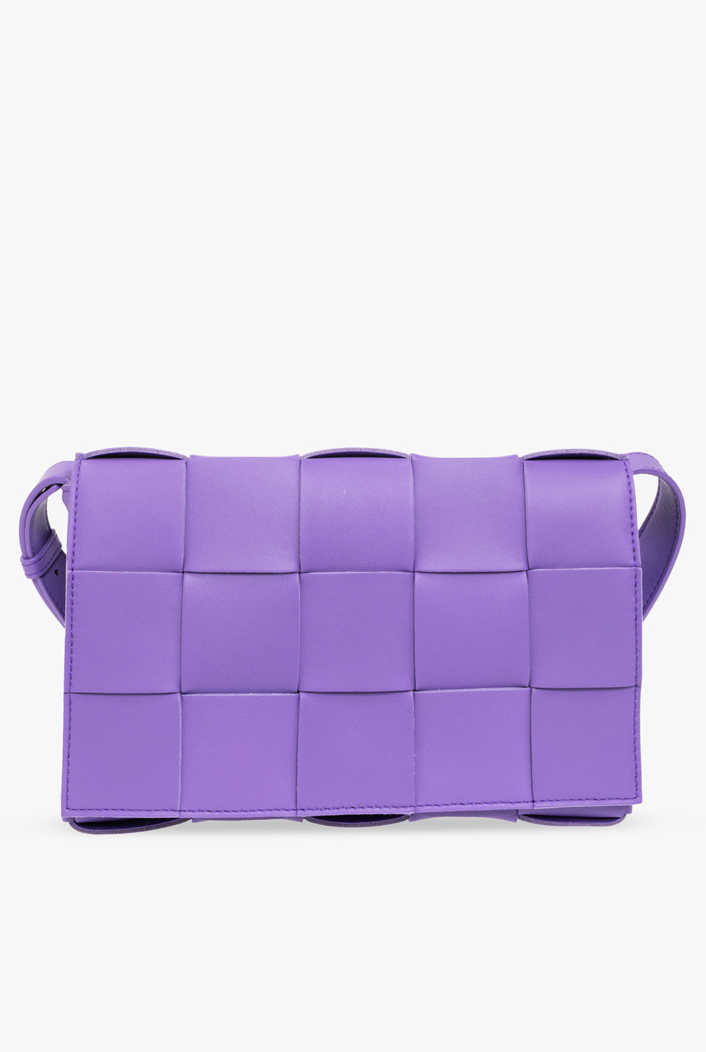 bottega Purple Veneta ‘Cassette Small’ shoulder bag