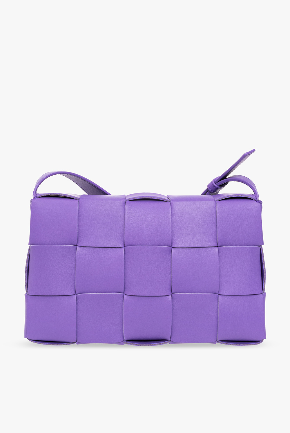 bottega Purple Veneta ‘Cassette Small’ shoulder bag