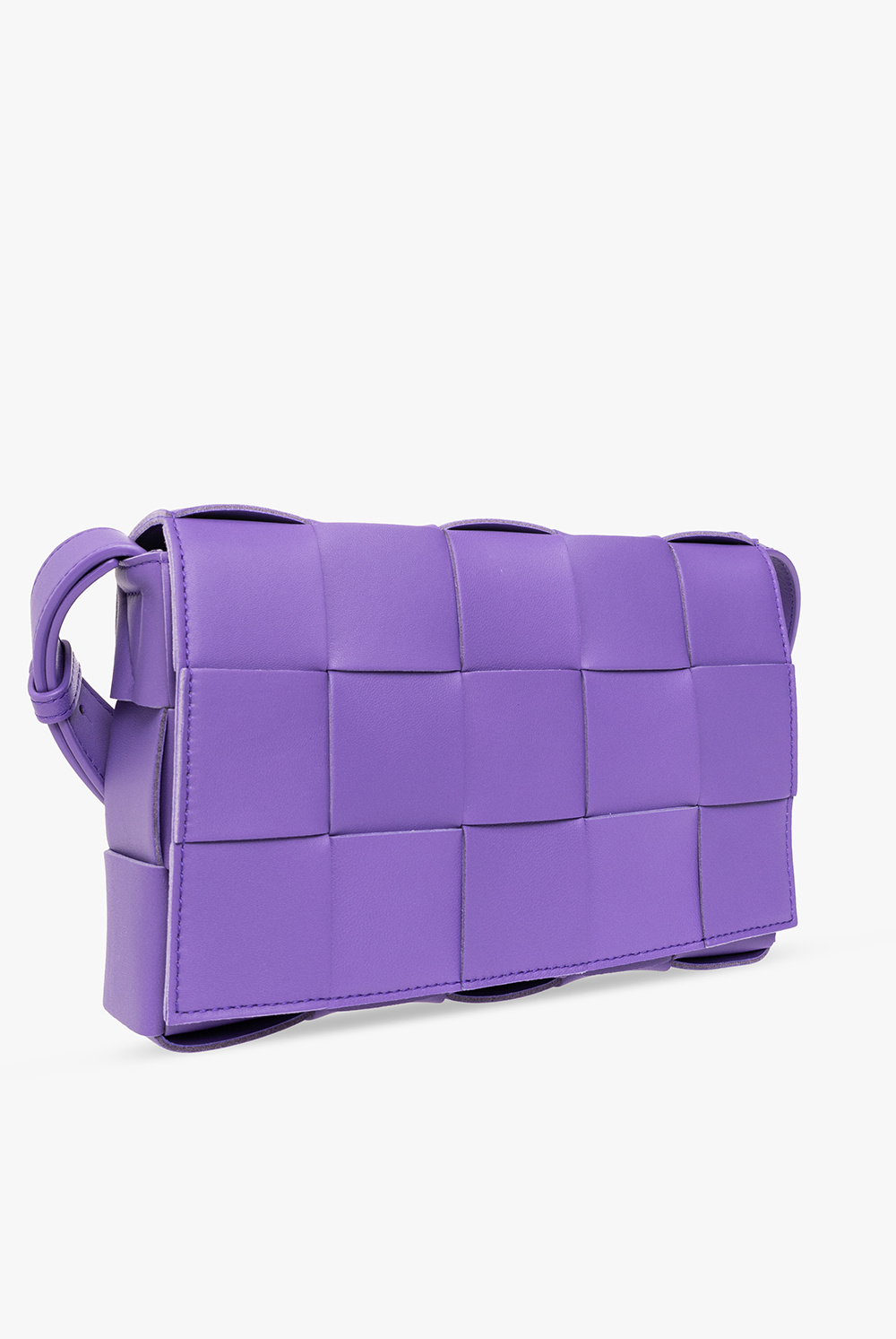 bottega Purple Veneta ‘Cassette Small’ shoulder bag