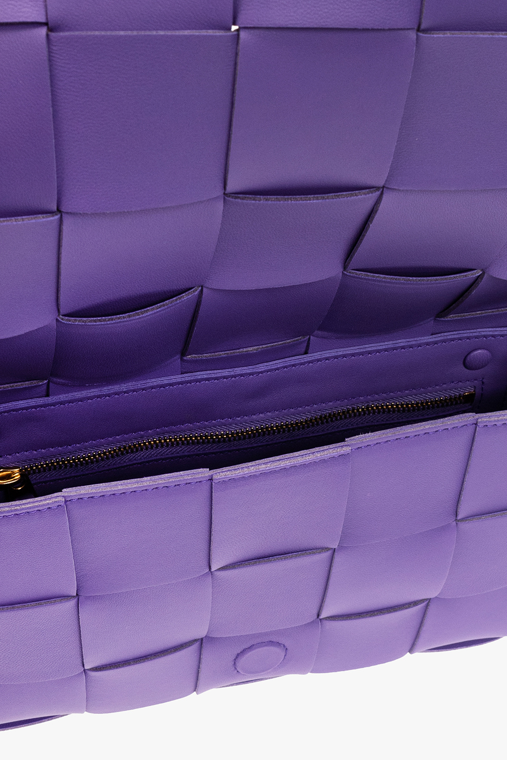 bottega Purple Veneta ‘Cassette Small’ shoulder bag