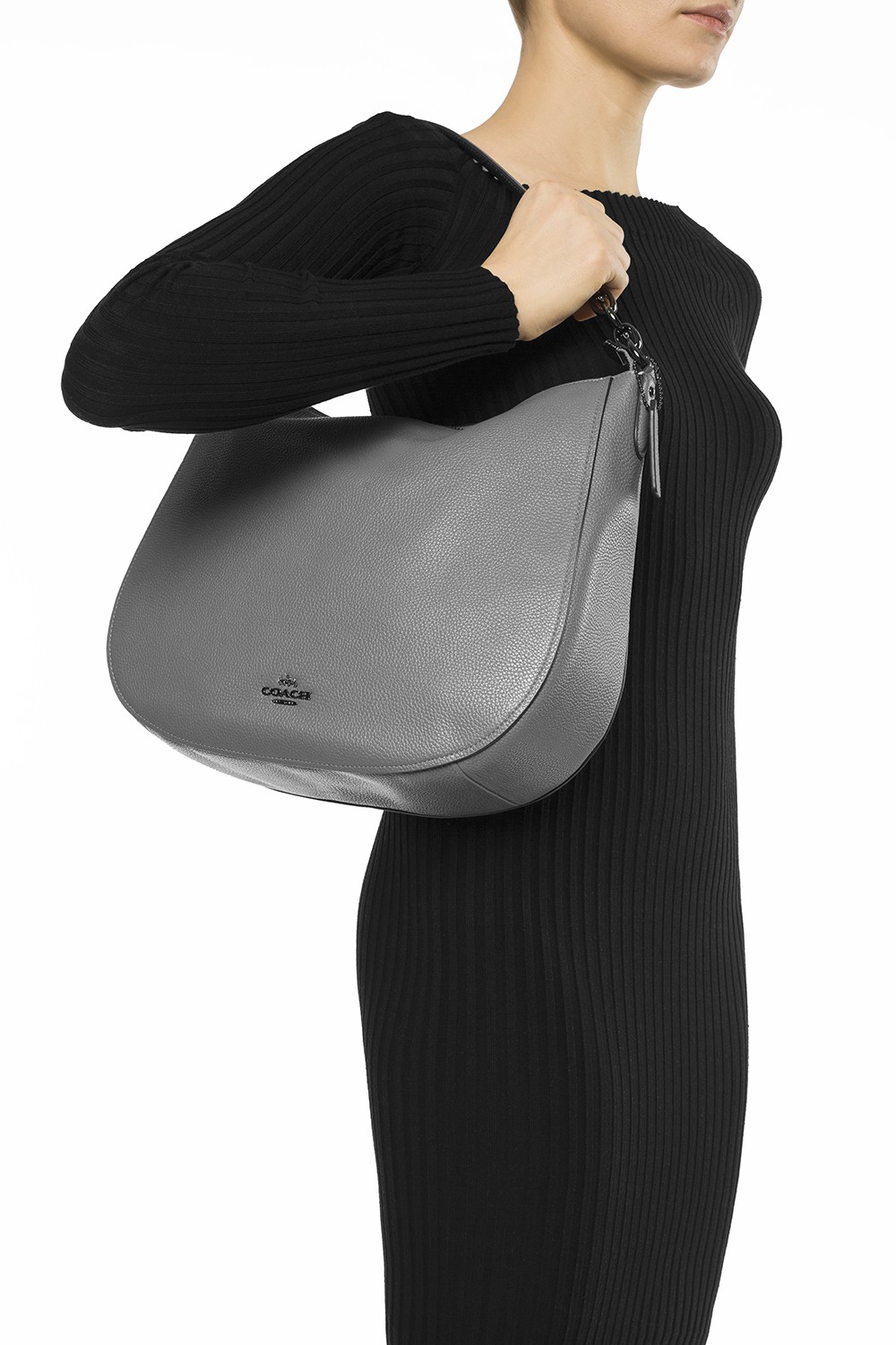 Grey 'Hadley Hobo' shoulder bag Coach - Vitkac GB