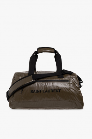 Saint Laurent Shorts mit hohem Bund Schwarz