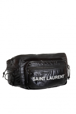 Saint Laurent SAINT LAURENT ASYMMETRICAL CLIP-ONS WITH CRYSTALS