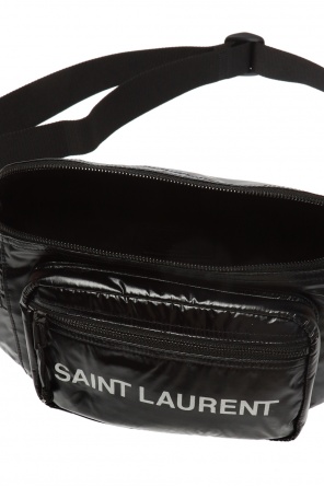 Saint Laurent denim shorts with logo saint laurent shorts