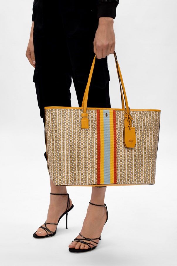 Yellow 'Gemini' shopper bag Tory Burch - Vitkac Singapore