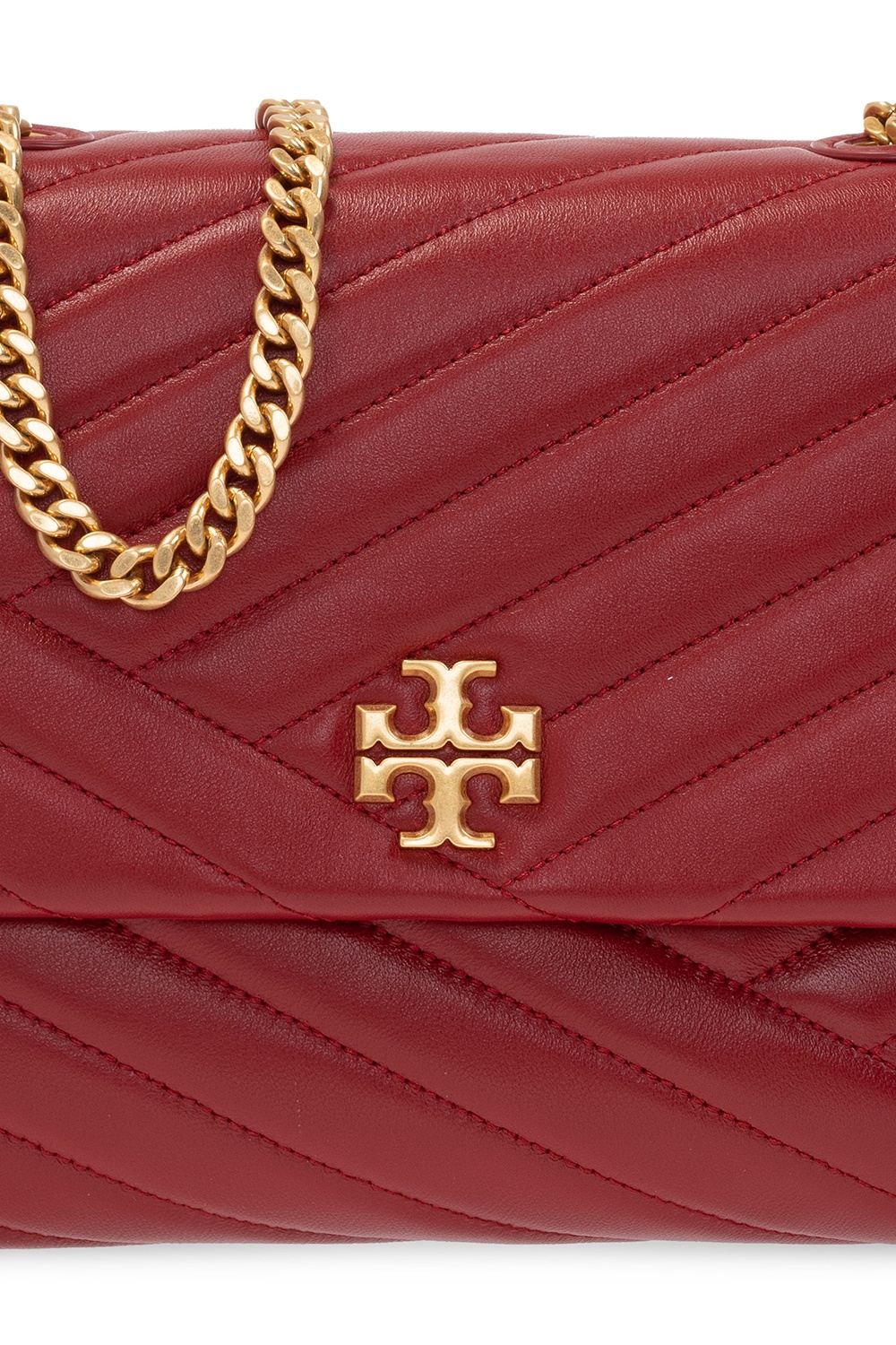 Introducir 104+ imagen tory burch red quilted bag