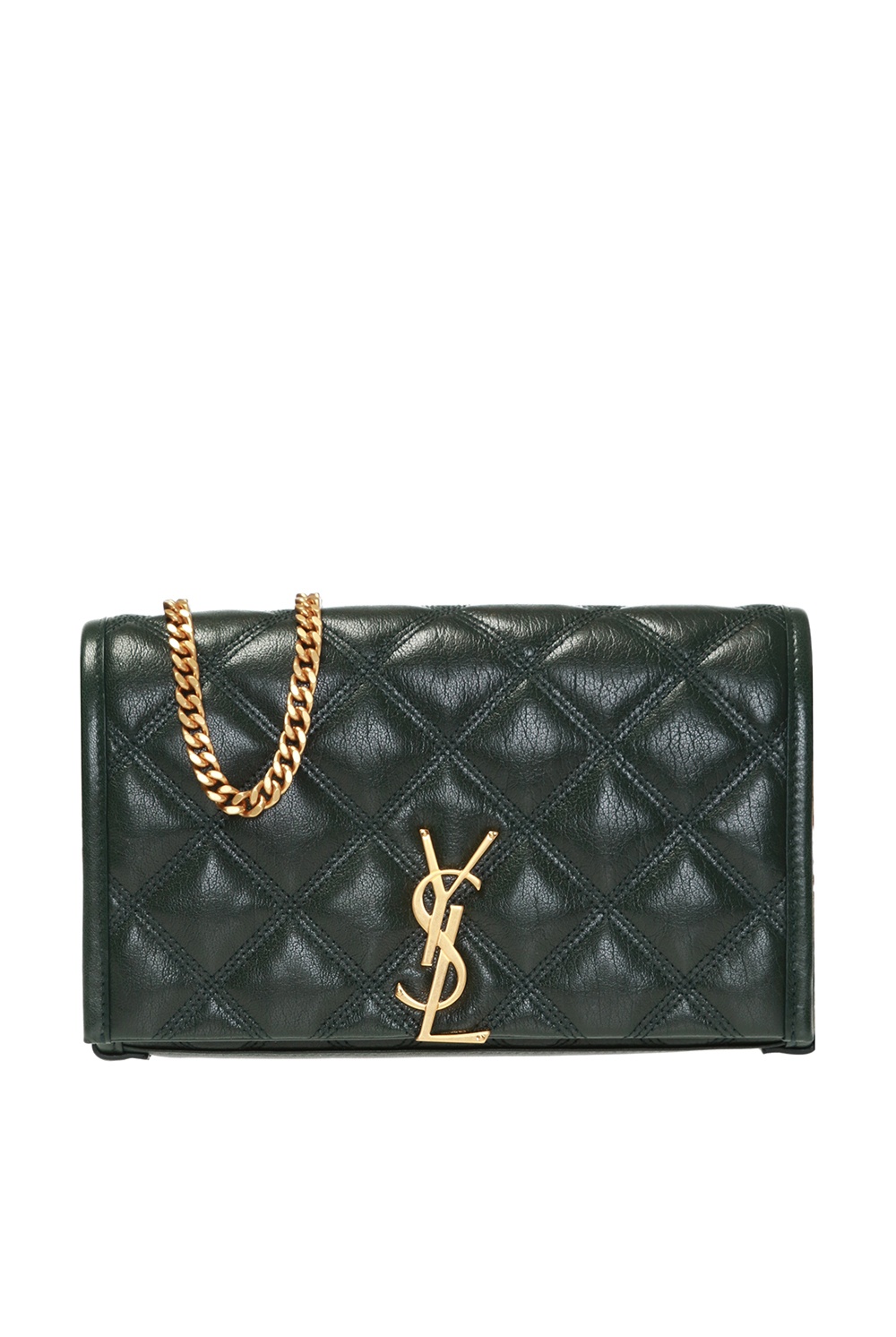 Saint Laurent -Kate Tassel WOC- SHW - Croc Embossed - Beige