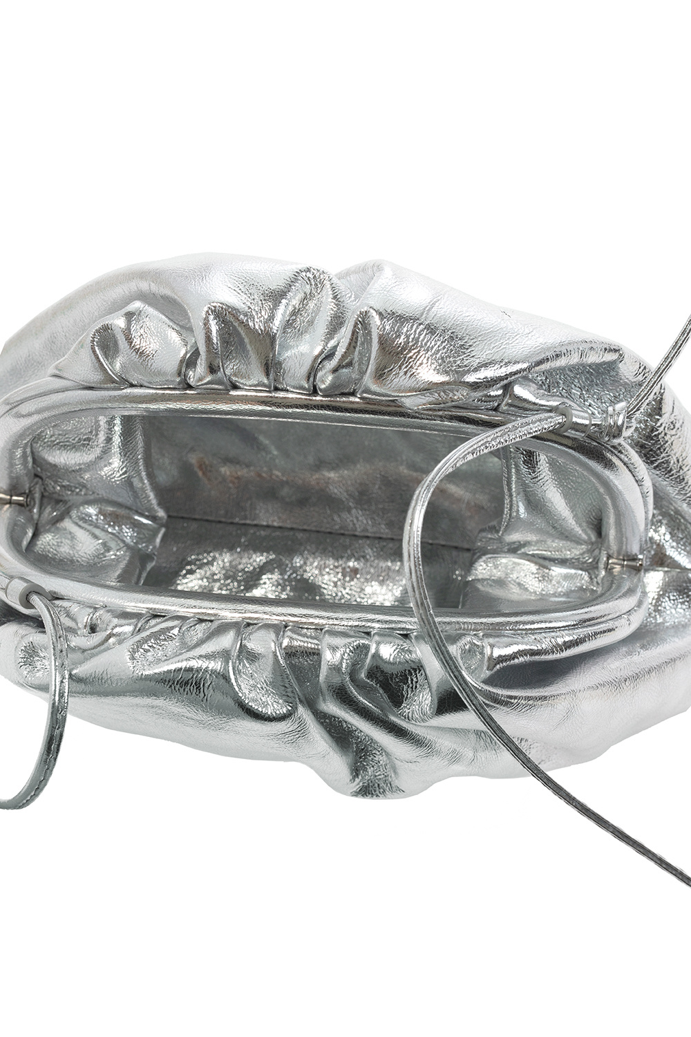 Silver 'The Mini Pouch' shoulder bag Bottega Veneta - Vitkac France