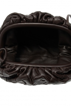 Bottega shearling-lined Veneta ‘The Mini Pouch’ shoulder bag