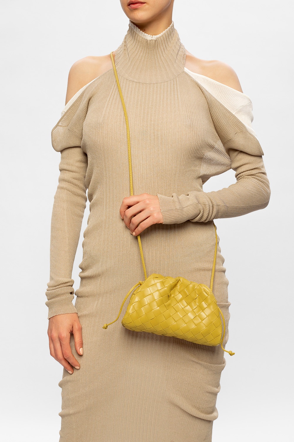 Bottega Veneta Mustard/Gold The Pouch 20 Bag 585852VCP402436 - Handbags -  Jomashop