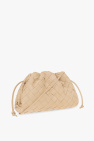 Bottega Veneta beige ‘Pouch Mini’ shoulder bag