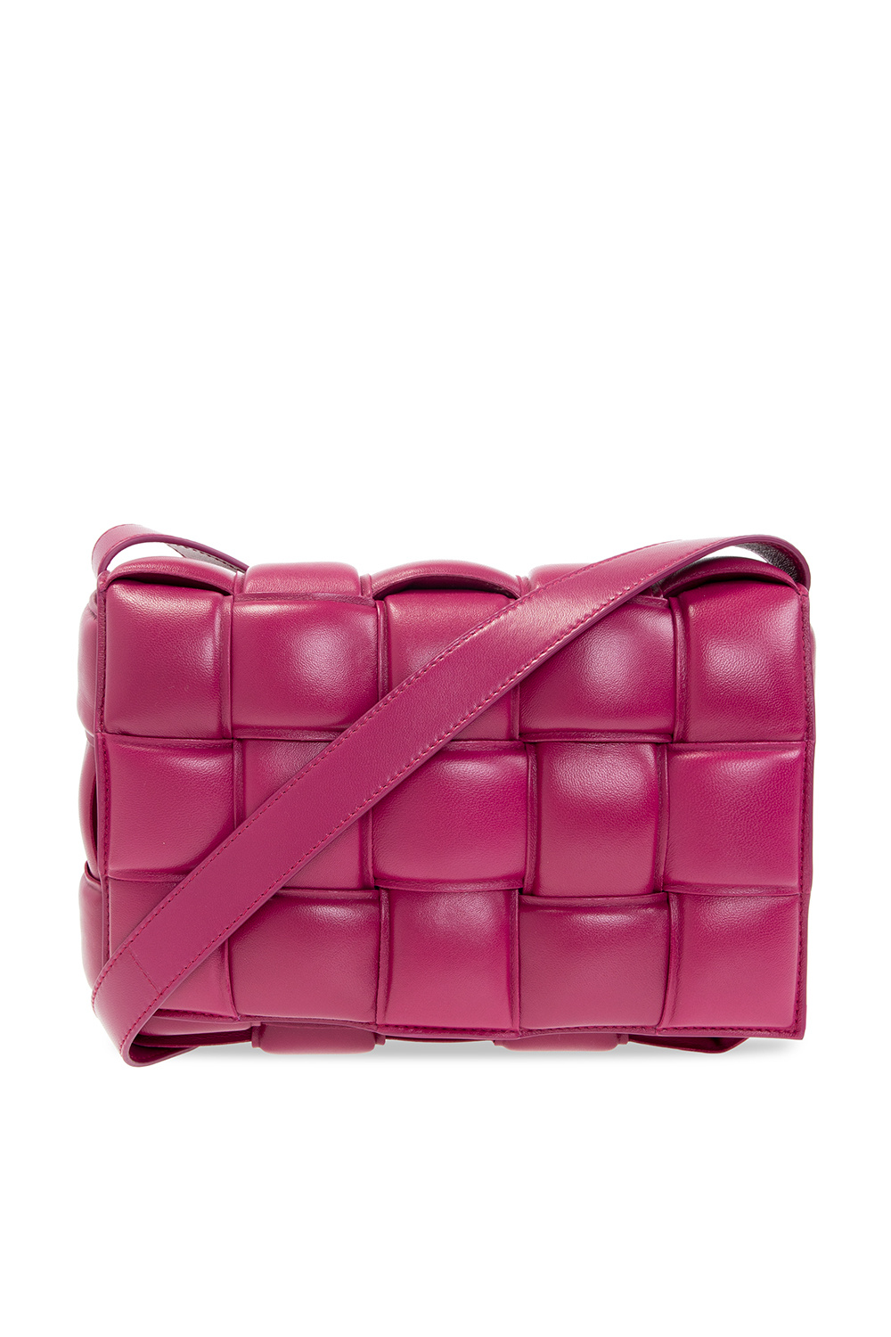 SMALL PADDED CASSETTE LEATHER CROSSBODY BAG for Women - Bottega Veneta