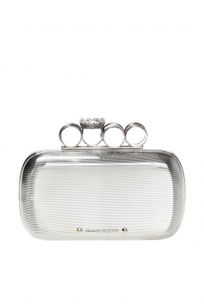 Branded clutch od Alexander McQueen