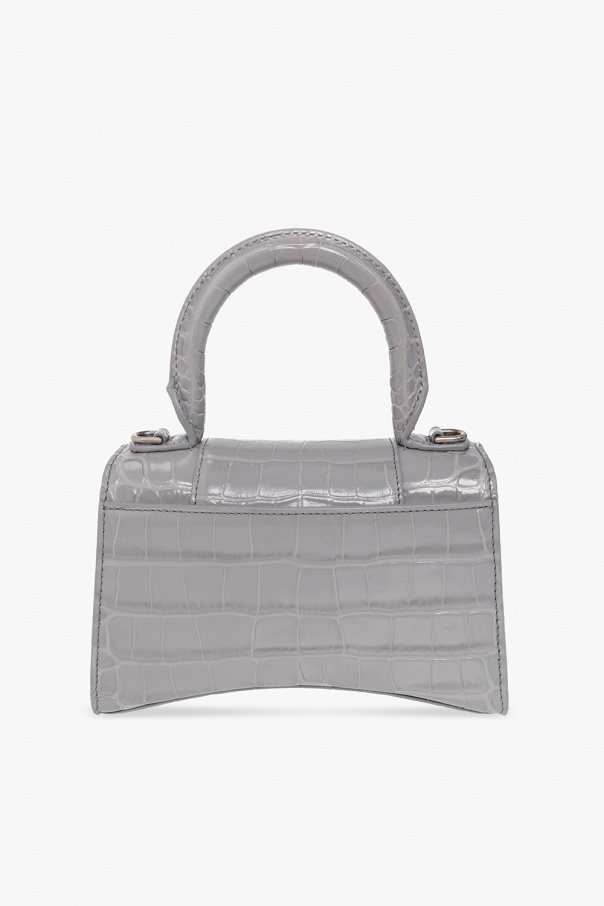 balenciaga hourglass bag grey