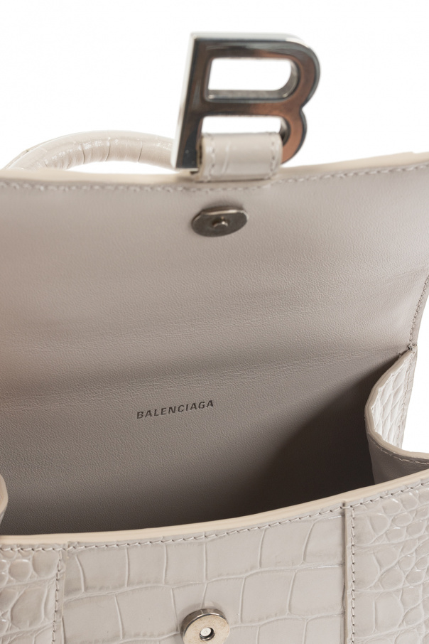 Silver 'Hourglass XS' shoulder bag Balenciaga - Vitkac TW