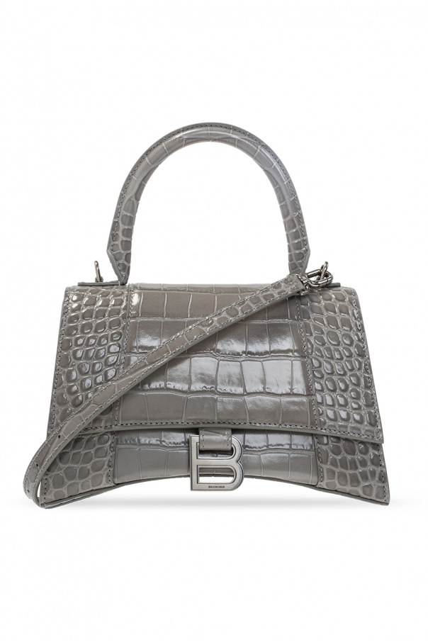 Accessorize Leo Black Tote Bag to your favourites - IetpShops Colombia -  Grey 'Hourglass' shoulder bag Balenciaga