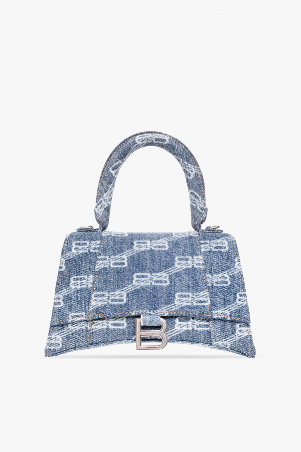 Balenciaga ‘Hourglass Small’ shoulder checkerboard bag