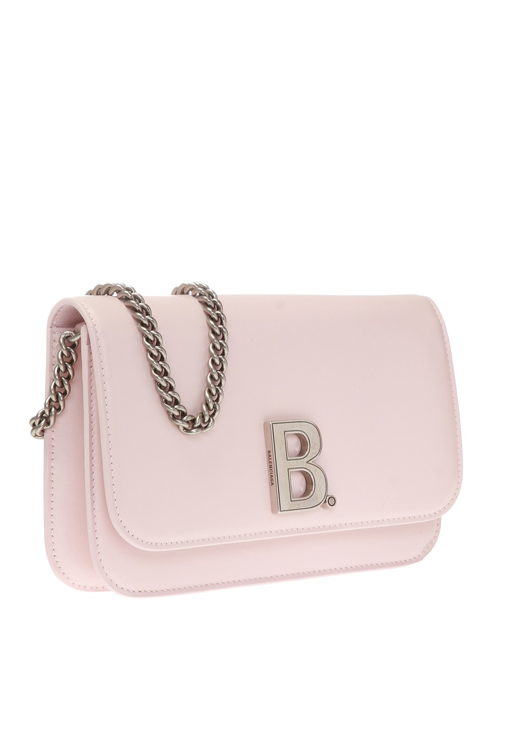 balenciaga wallet on chain pink