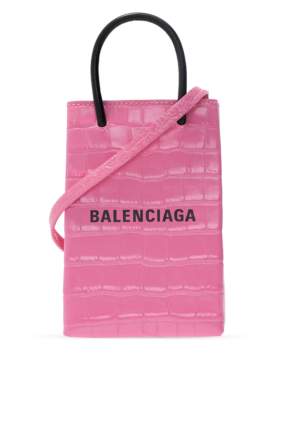 Balenciaga Purple Shopping Phone Holder Bag for Women