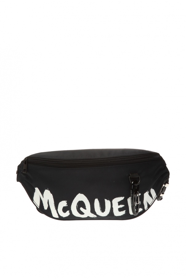 Alexander McQueen Alexander McQueen crocodile-effect clutch bag