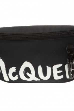 Alexander McQueen Alexander McQueen crocodile-effect clutch bag