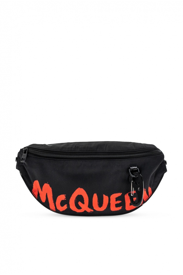 Alexander McQueen Alexander McQueen knuckleduster-embellished transparent clutch