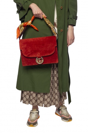 Leather bag with shawl od Gucci