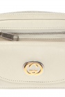 Gucci cream Leather Belt bag with logo