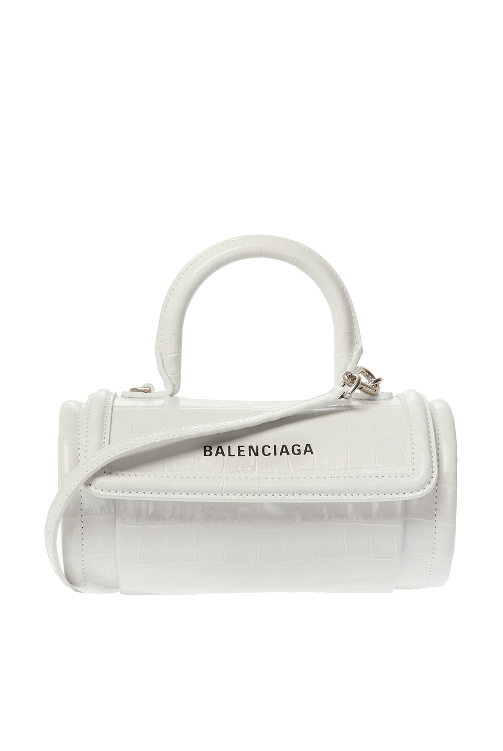 White 'Barrel' shoulder bag Balenciaga - Vitkac GB