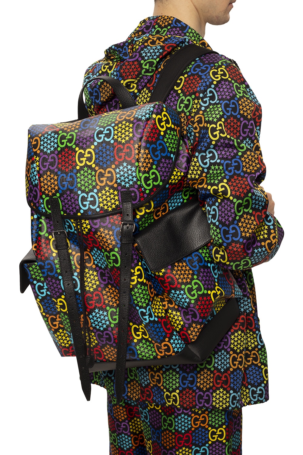 Gucci Multicolor GG Psychedelic Small Day Backpack