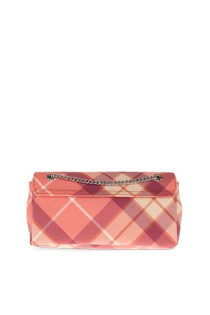 Vivienne Westwood Plaid Logo Clutch Bag