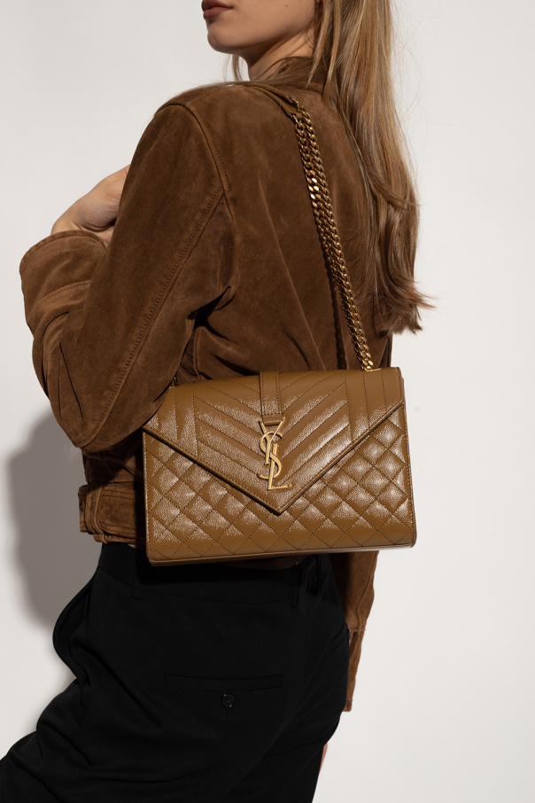 Brown 'Envelope Medium' shoulder bag Saint Laurent - Vitkac HK
