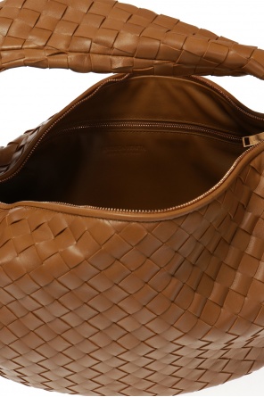 Bottega Veneta Women's Mini Jodie Leather Hobo Bag Sunburst Gold
