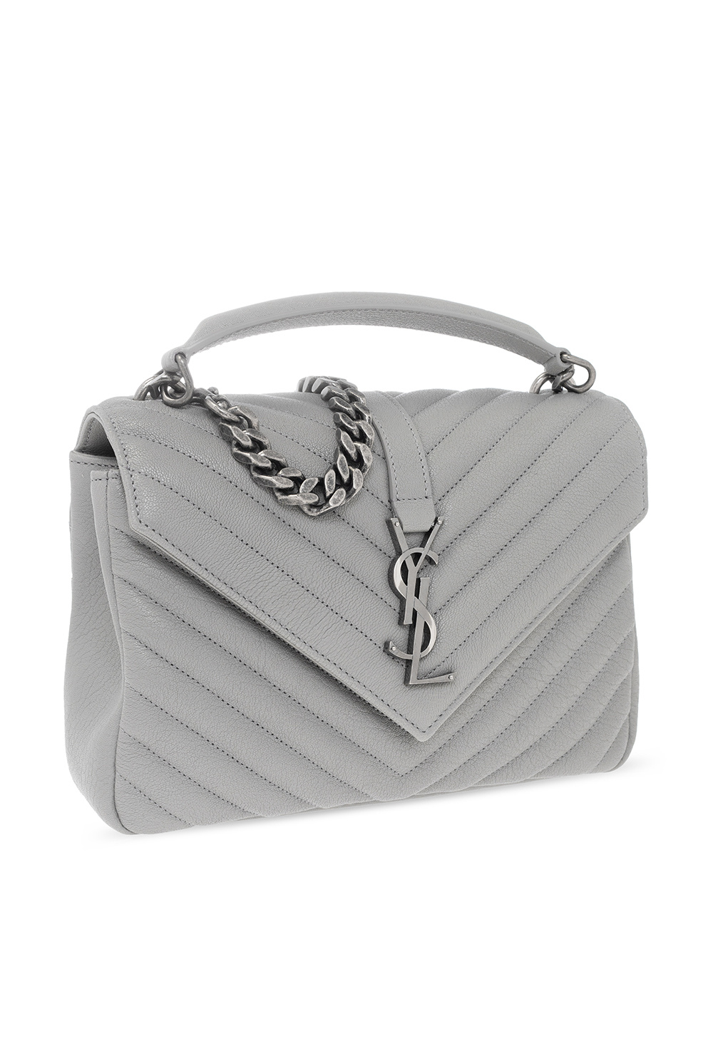 Saint Laurent ‘Loulou Medium’ Shoulder Bag Women's Grey | Vitkac