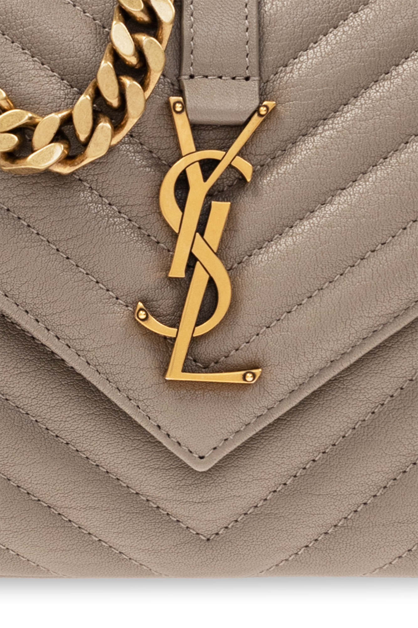 YSL - Saint Laurent Purse -LOULOU MEDIUM CHAIN BAG IN QUILTED "Y"  LEATHER