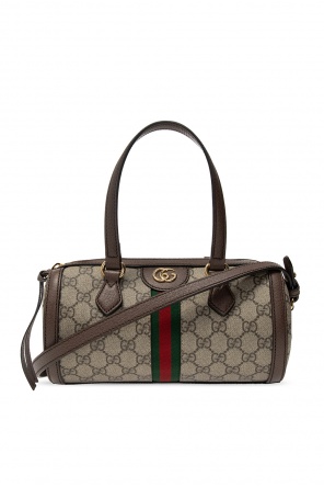 Bolso de mano Gucci GG Marmont en cuero acolchado negro